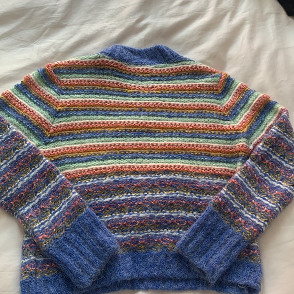 Leandra Medina x Mango multicolor sweater - Picture 5 of 9